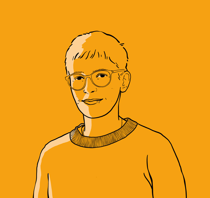 Illustriertes Teambild von Daniele