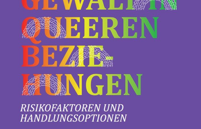 Cover der Broschüre "Gewalt in queeren Beziehungen"